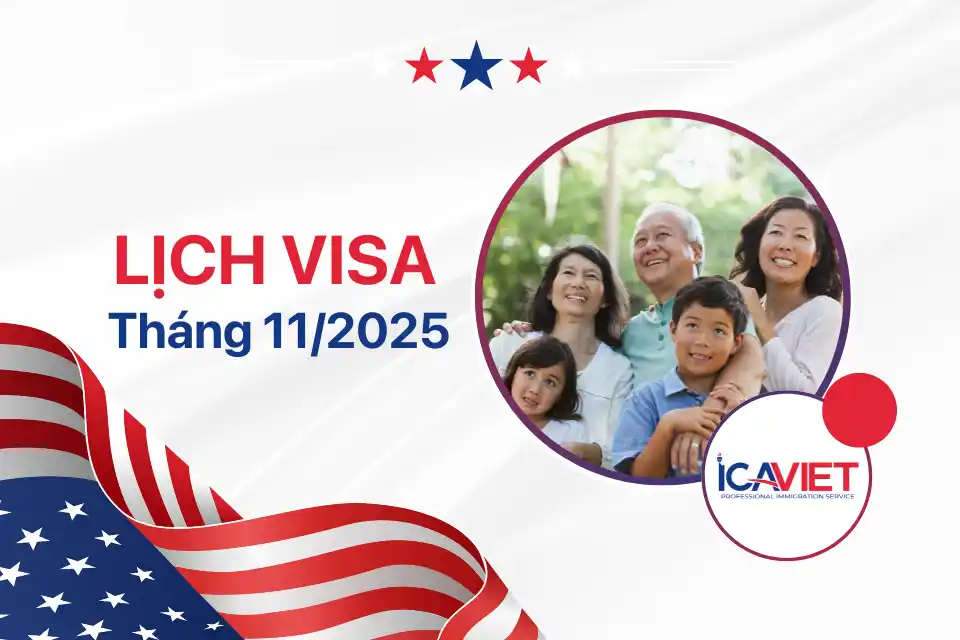 Lịch visa tháng 11/2025